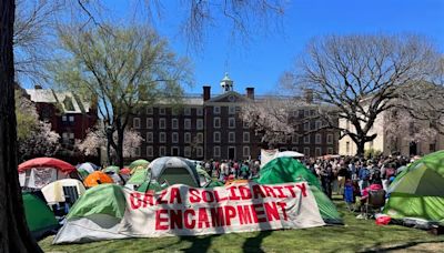 Brown president tries a less confrontational approach to students’ Gaza encampment