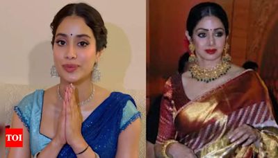 Janhvi Kapoor addresses 'Devara: Part 1' fans in Telugu; netizens call her junior Sridevi - WATCH | Telugu Movie News - Times of India