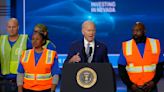 Biden dings Trump on infrastructure, while he showcases $8.2B for 10 major rail projects