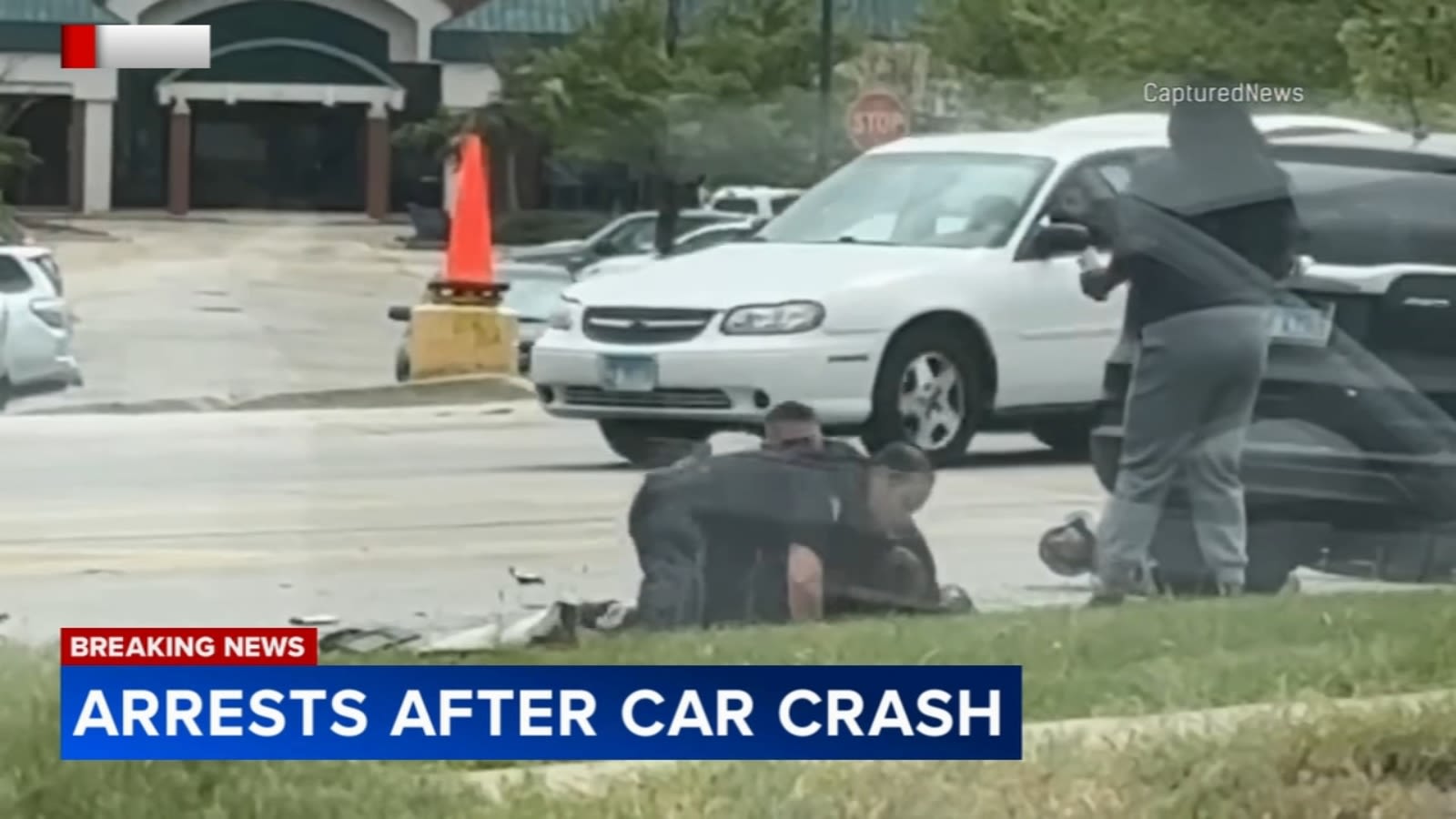 Several arrested after multi-car crash in Palatine at Rand Road, Winslowe Drive