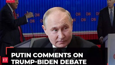 'Russia takes Trump's words on Ukraine seriously': Putin comments on US presidential debate