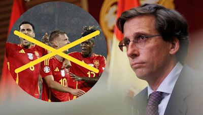 Almeida se echa atrás y no pondrá una pantalla gigante para ver el España-Alemania