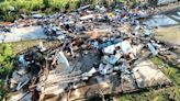 Several tornadoes hit Michigan, where 12 people were hurt in one mobile home park in southern part of the state