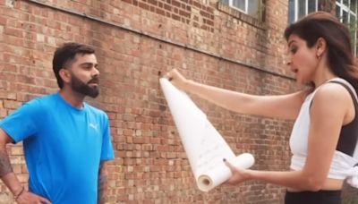 WATCH: Anushka Sharma 'bounces out' Virat Kohli in hilarious TV ad shoot