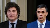 Exabruptos, insultos y diferencias ideológicas insalvables: los antecedentes de la pelea entre Milei y Pedro Sánchez
