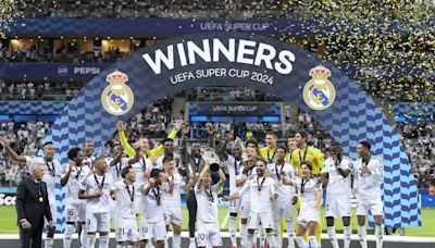 Real Madrid derrotó 2 a 0 a Atalanta y se consagró campeón de la Supercopa europea