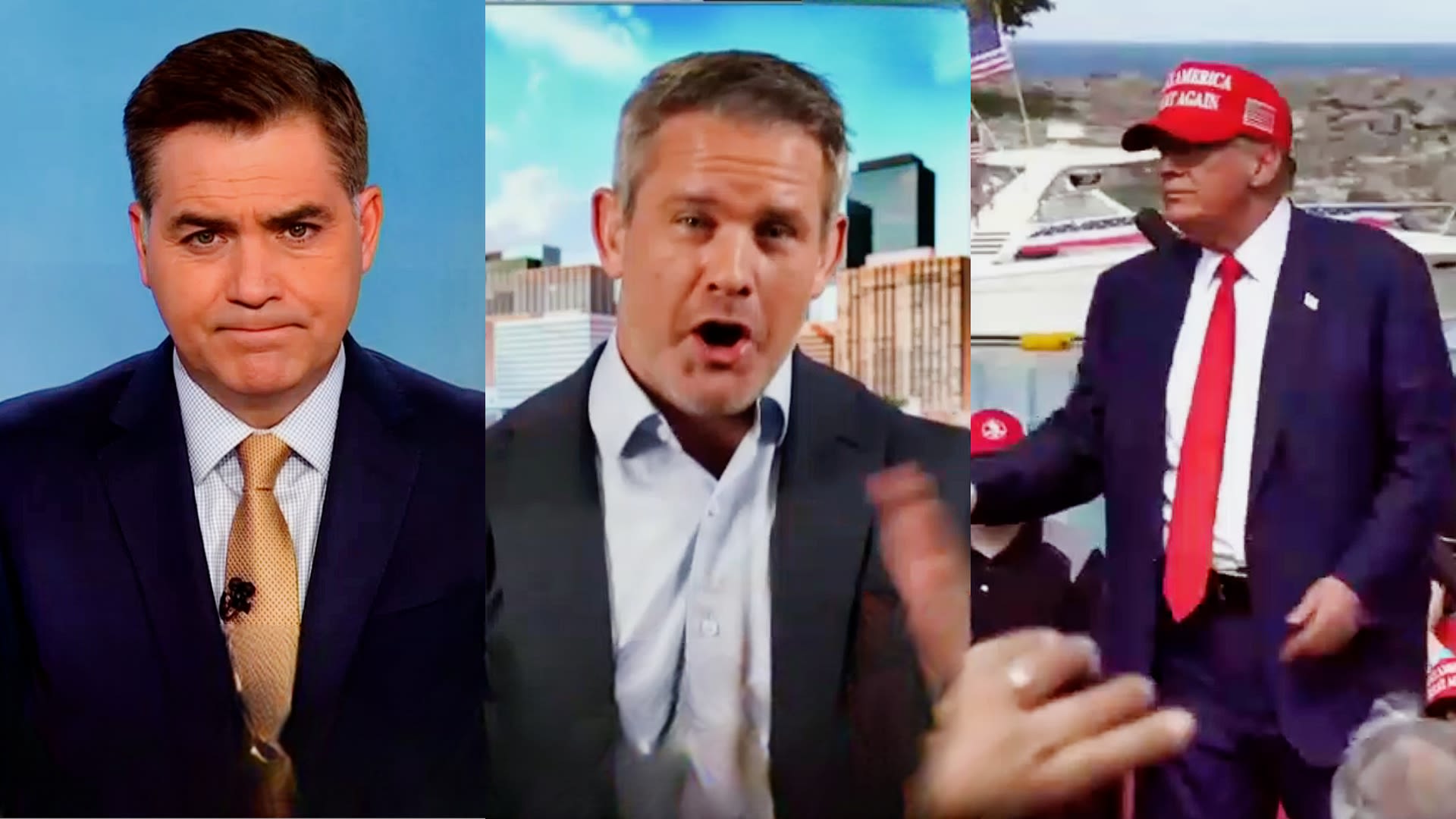 ‘It’s Extraordinary!’ CNN’s Jim Acosta And Adam Kinzinger Flatten Trump ‘Lies’ At New Rally