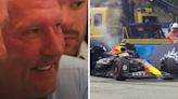 Padre de Max Verstappen 'se ríe' del accidente de Checo Pérez