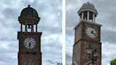 Before and after: Chesham's iconic town clock is nearly repaired