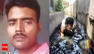 Man cleaning sewer without safety gear dies in Gurgaon, 4th fatality in NCR this week | Gurgaon News - Times of India