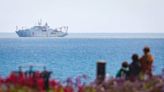 Did you see a huge ship off the coast of Pismo Beach? Here’s what it was up to