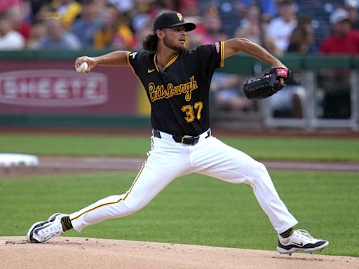 Pirates shutting down rookie pitcher Jared Jones for at least 2 weeks with right lat strain