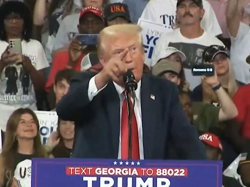 Trump Blames Georgia State For Empty Seats At Rally: ‘Imagine What They’re Going to Do On Election Day’