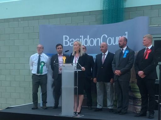 Tories scrape through to hold Basildon and Billericay by just 20 votes