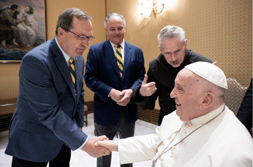 Siena President meets with Pope Francis