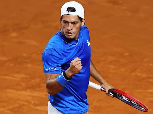 Sebastián Báez consiguió en Roma su mejor victoria en lo que va del año: derrotó al 12° del ranking