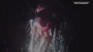 WATCH: Coast Guard rescues family after boat sinks off Florida’s coast