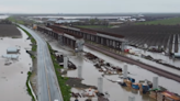 California’s beleaguered bullet train faces another hurdle: flooding from melting snow