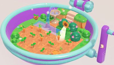 This adorable farming game is like a tiny Stardew Valley where you build your farm "inside a 90s toy," and I'm not surprised it already has 400% Kickstarter funding