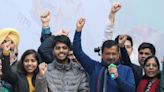 Indian opposition parties rally behind jailed Delhi leader Arvind Kejriwal’s wife during mega gathering