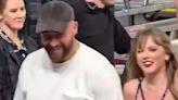 Watch Taylor Swift’s NFL boyfriend Travis Kelce make crowd-pleasing Aviva cameo