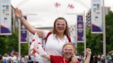 In Pictures: Fans fly the flag for Lionesses ahead of Euro 2022 final