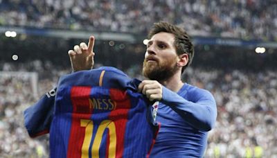 ¡La camiseta de Messi vuelve a ondear en el Bernabéu!