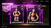 WWE 2K24 Chyna Amethyst MyFACTION Ranked Rewards Cards
