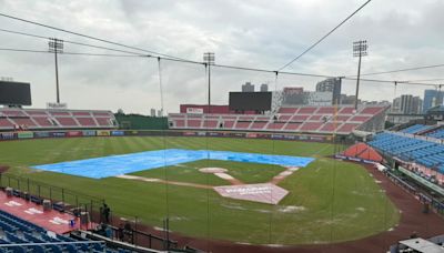 桃猿「回家」首戰因雨延賽 桃園球場排水有成效