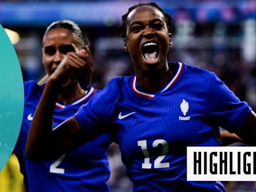 Paris Olympics 2024 video: France begin their tournament with entertaining win over Colombia