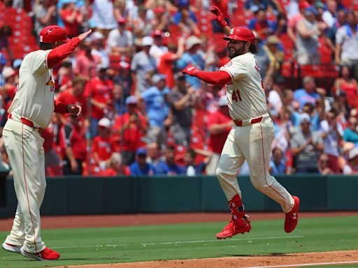 Alec Burleson homers to cap 9-run first inning as Cardinals beat Cubs 11-3 in opener of doubleheader