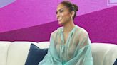 JLo deslumbra con atuendo transparente en NYC