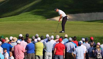 PGA Championship: Xander Schauffele ties major record again as Scottie Scheffler eagles first hole as a Dad