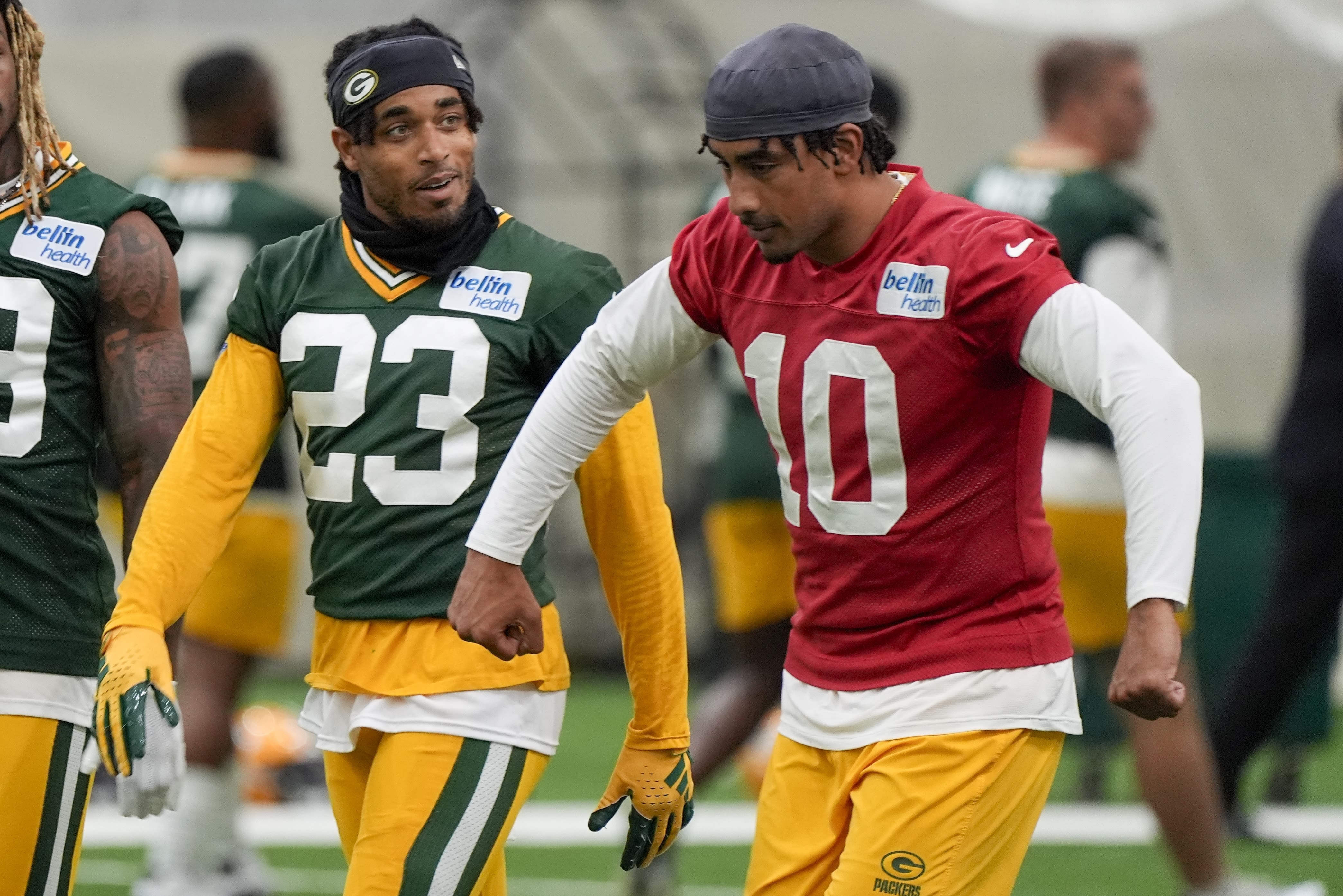 Packers' Jordan Love stays mum on contract talks while focusing on how he can build off his success