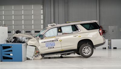 Is my large SUV safe? Just 1 of 3 popular models named 'Top Safety Pick' after crash tests