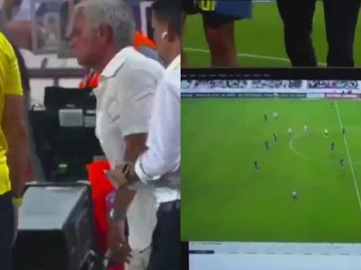 Watch: Jose Mourinho’s Unique Laptop Protest After Fenerbahce's Disallowed Goal In Turkish Super Lig - News18