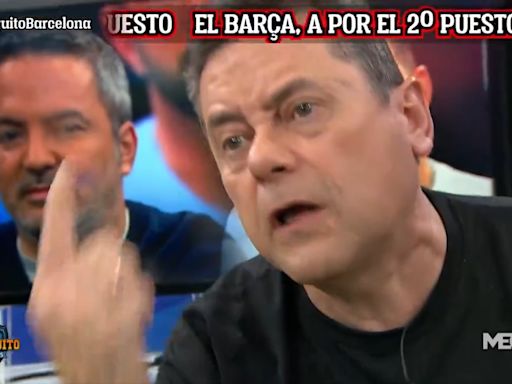 Roncero estalla contra los culés: así desató los aplausos de El Chiringuito