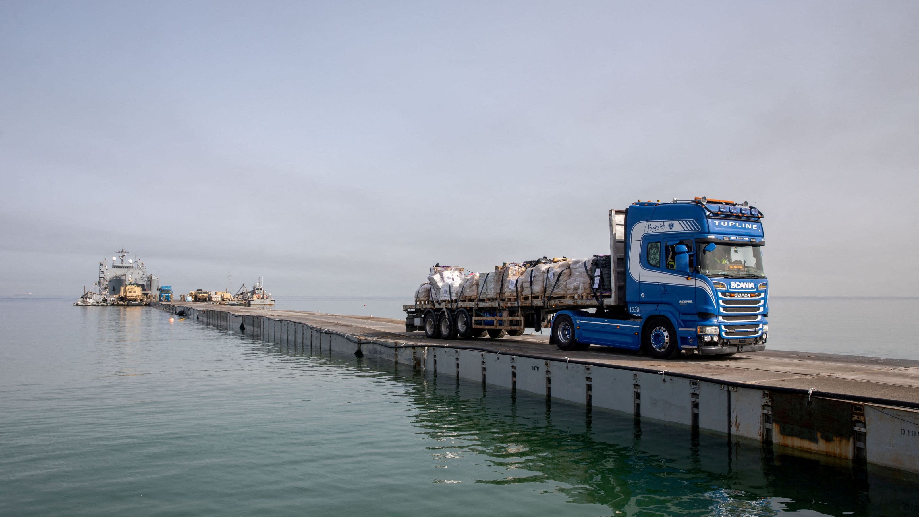 US pier in Gaza to reopen for humanitarian aid after sea damage