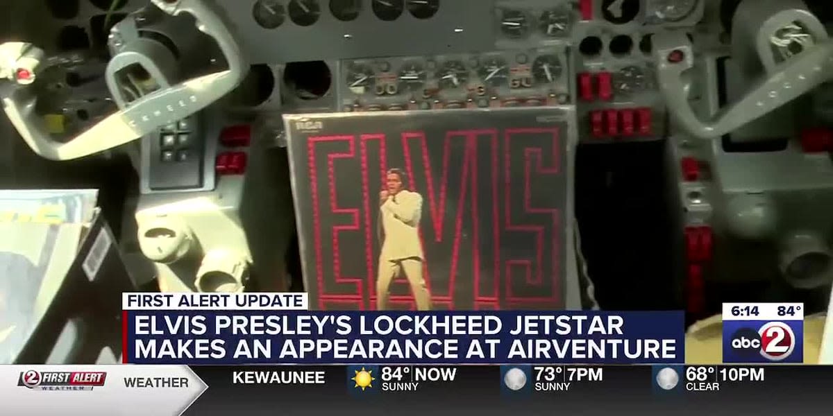 Elvis Presley's personal jet makes an appearance at EAA