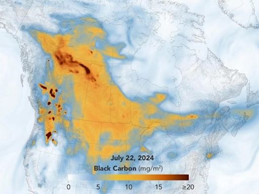 Smoke from Hundreds of Wildfires Darkens Skies Over Canada and the U.S.