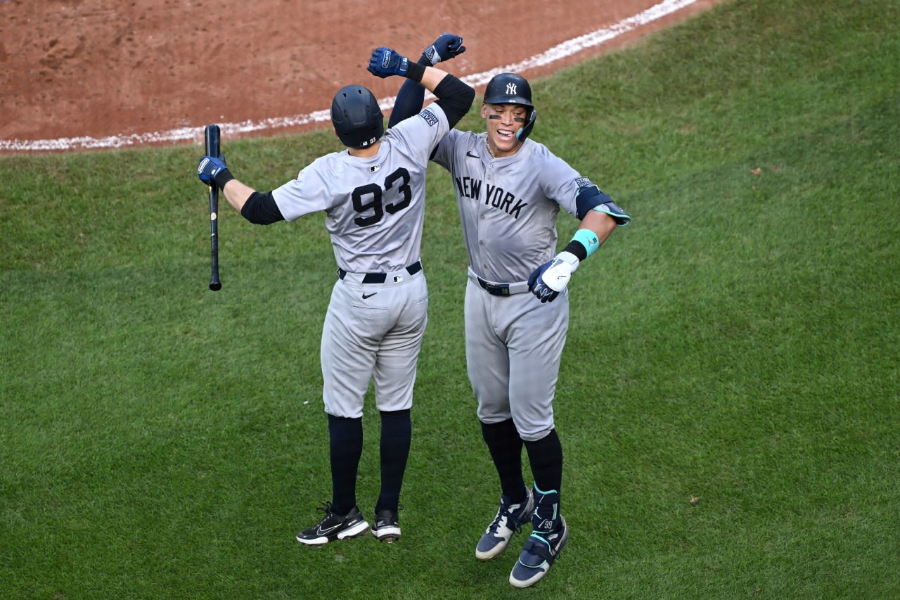 Aaron Judge sets Yankees record with his 34th home run before the All-Star break