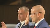 Two new Mansfield police officers sworn in