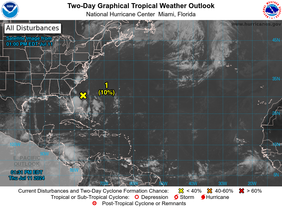 National Hurricane Center tracking system off Florida coast. See who may feel impact and when