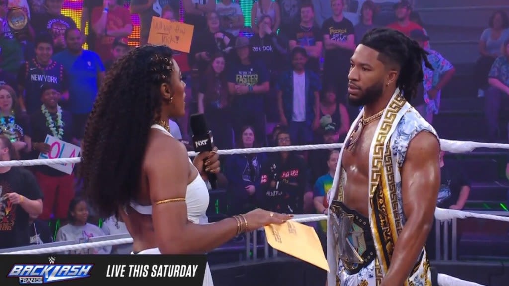 Trick Williams Kicks Off ‘Whoop That Era’, Lash Legend Has Mysterious Envelope On NXT