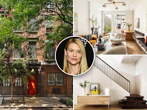 Claire Danes lists NYC townhouse for $9.75M — and intends on staying put in her hometown