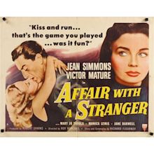 AFFAIR WITH A STRANGER movie poster