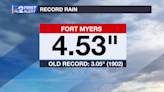 Fort Myers breaks 122-year-old rain record