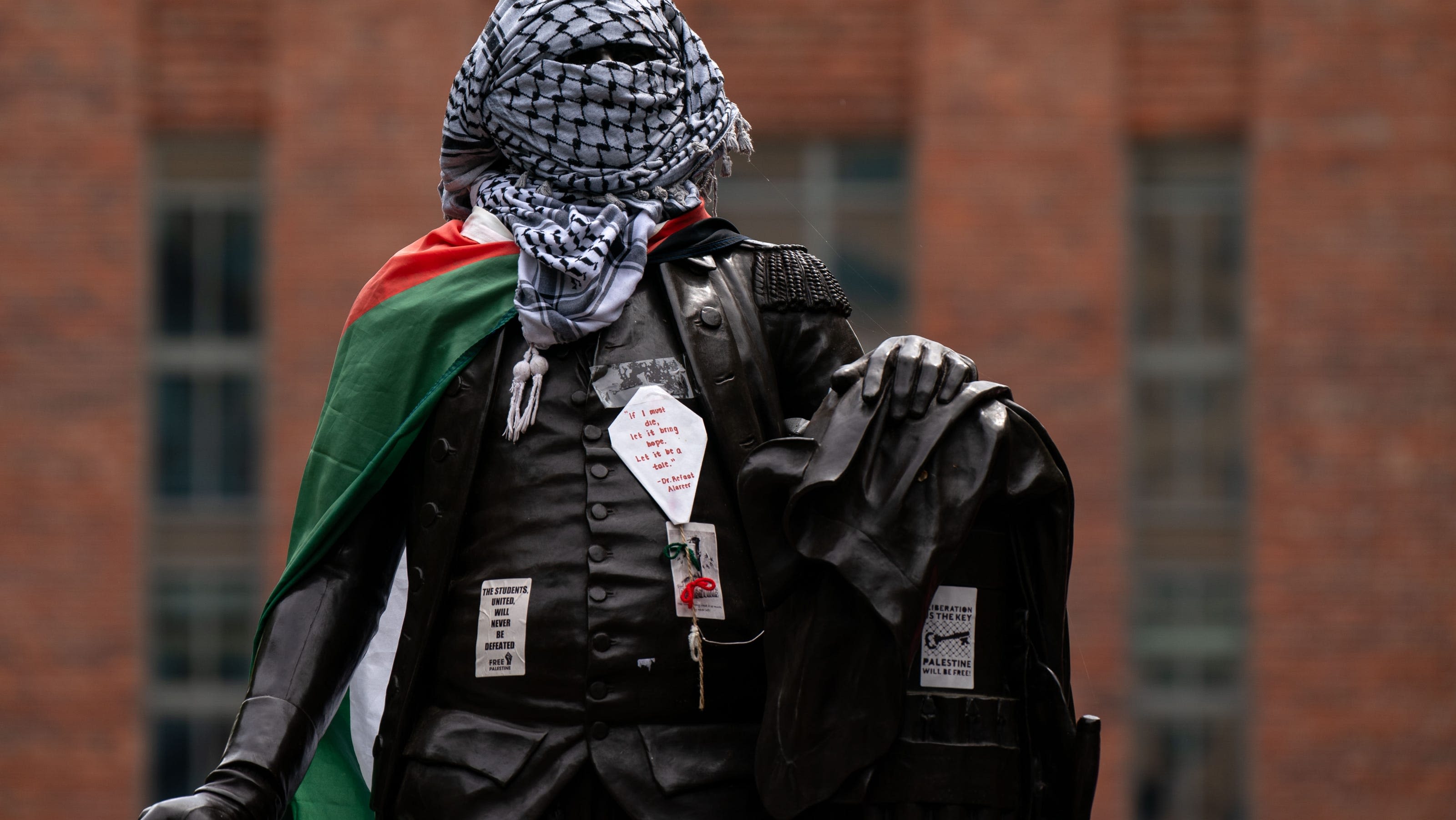 Washington, DC, police raid on GWU's pro-Palestinian tent camp ends in arrests, pepper spray