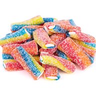 A type of candy that is intentionally sour, often made with citric acid and sugar.