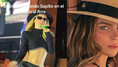 VIDEO: Belinda canta 'Sapito' en versión corrido tumbado en el Festival Arre 2024